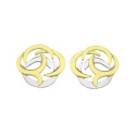 SHIELD Earrings in Silver. 18k Gold Vermeil SHIELD Earrings in Silver. 18k Gold Vermeil