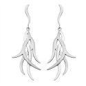 ROOTS Earrings in Silver.