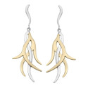 ROOTS Earrings in Silver. 18k Gold Vermeil ROOTS Earrings in Silver. 18k Gold Vermeil