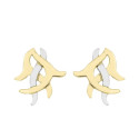 ROOTS Earrings in Silver. 18k Gold Vermeil ROOTS Earrings in Silver. 18k Gold Vermeil