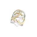 SHIELD Ring in Silver. 18k Gold Vermeil SHIELD Ring in Silver. 18k Gold Vermeil