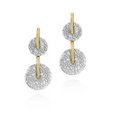 Small earrings in 18k gold vermeil sterling silver