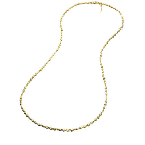 NUGGETS Necklace in Silver. 18k Gold Vermeil