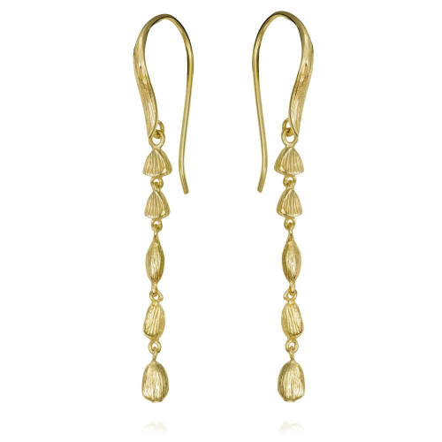 NUGGETS Earrings in Silver. 18k Gold Vermeil