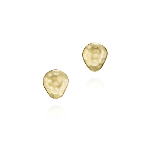 Pendientes ESSENTIAL de Plata.  Baño de Oro 18k