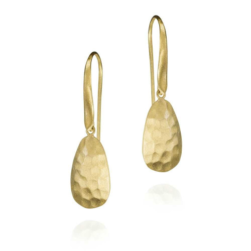 Pendientes ESSENTIAL de Plata.  Baño de Oro 18k