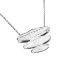 Midi organic shape necklace in sterling silver 925 Midi organic shape necklace in sterling silver 925