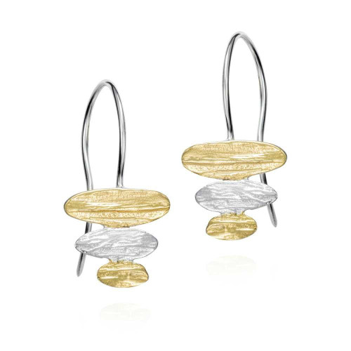 ARIZONA Earrings in Silver. 18k Gold Vermeil