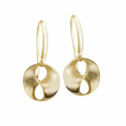 LOVE Earrings  in Silver. 18k Gold Vermeil