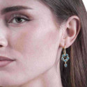 Morning Earrings in Silver. 18k Gold Vermeil