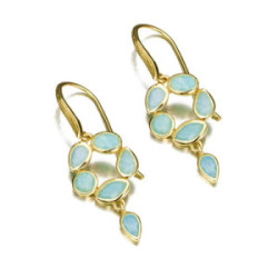 Morning Earrings in Silver. 18k Gold Vermeil