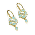 Morning Earrings in Silver. 18k Gold Vermeil