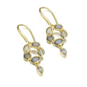 Morning Earrings in Silver. 18k Gold Vermeil