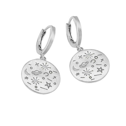 PLANETARIUM Earrings in Silver.
