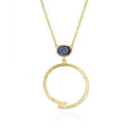 PURE Necklace in Silver. 18k Gold Vermeil