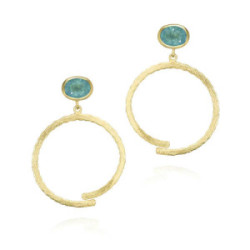 PURE Earrings in Silver.  18k Gold Vermeil