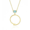PURE Necklace in Silver. 18k Gold Vermeil