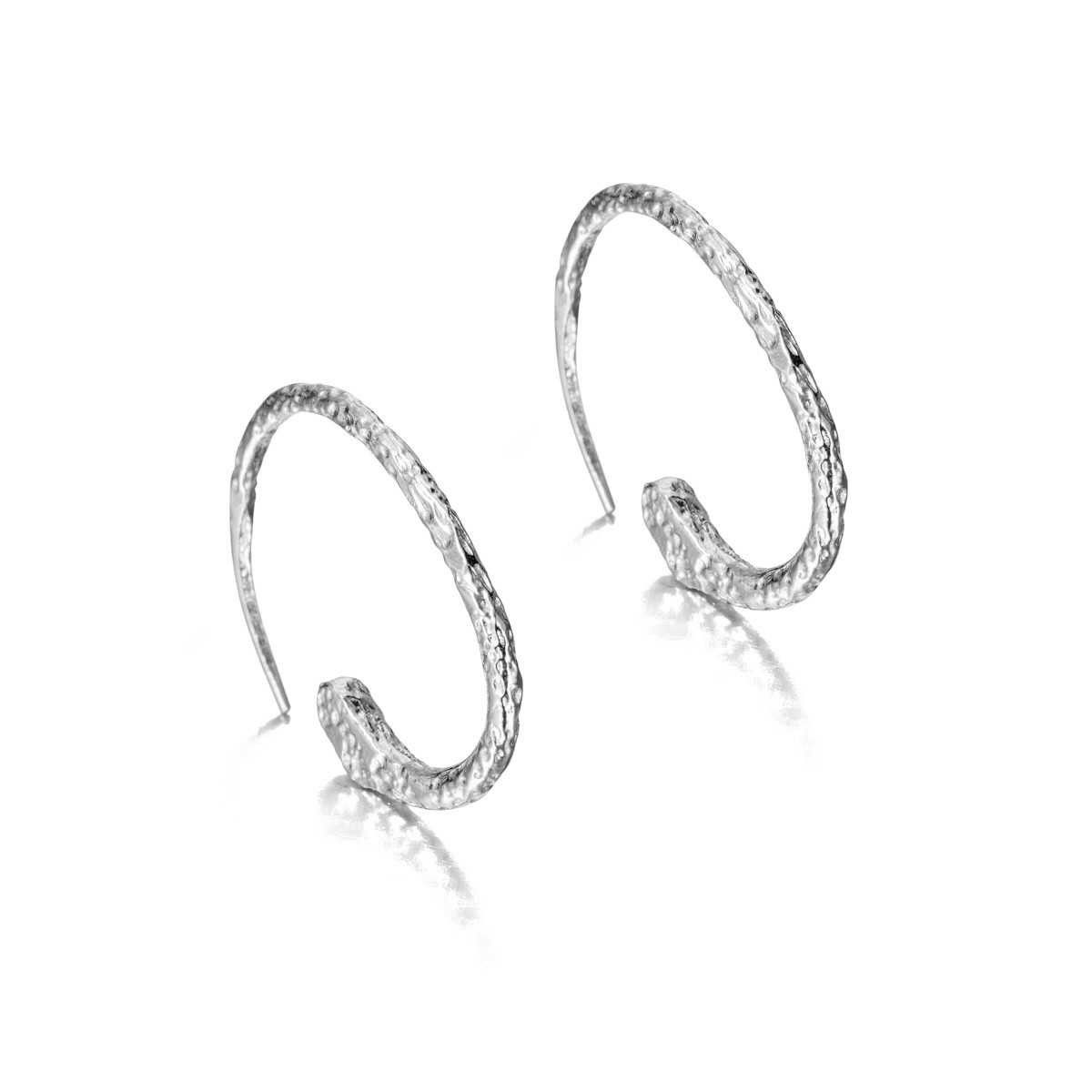 Earrings  LAVA in Silver.