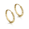 Earrings  LAVA in Silver. 18 k Gold vermeil