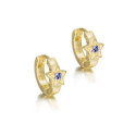 Earrings DECO in Silver. 18 k Gold vermeil