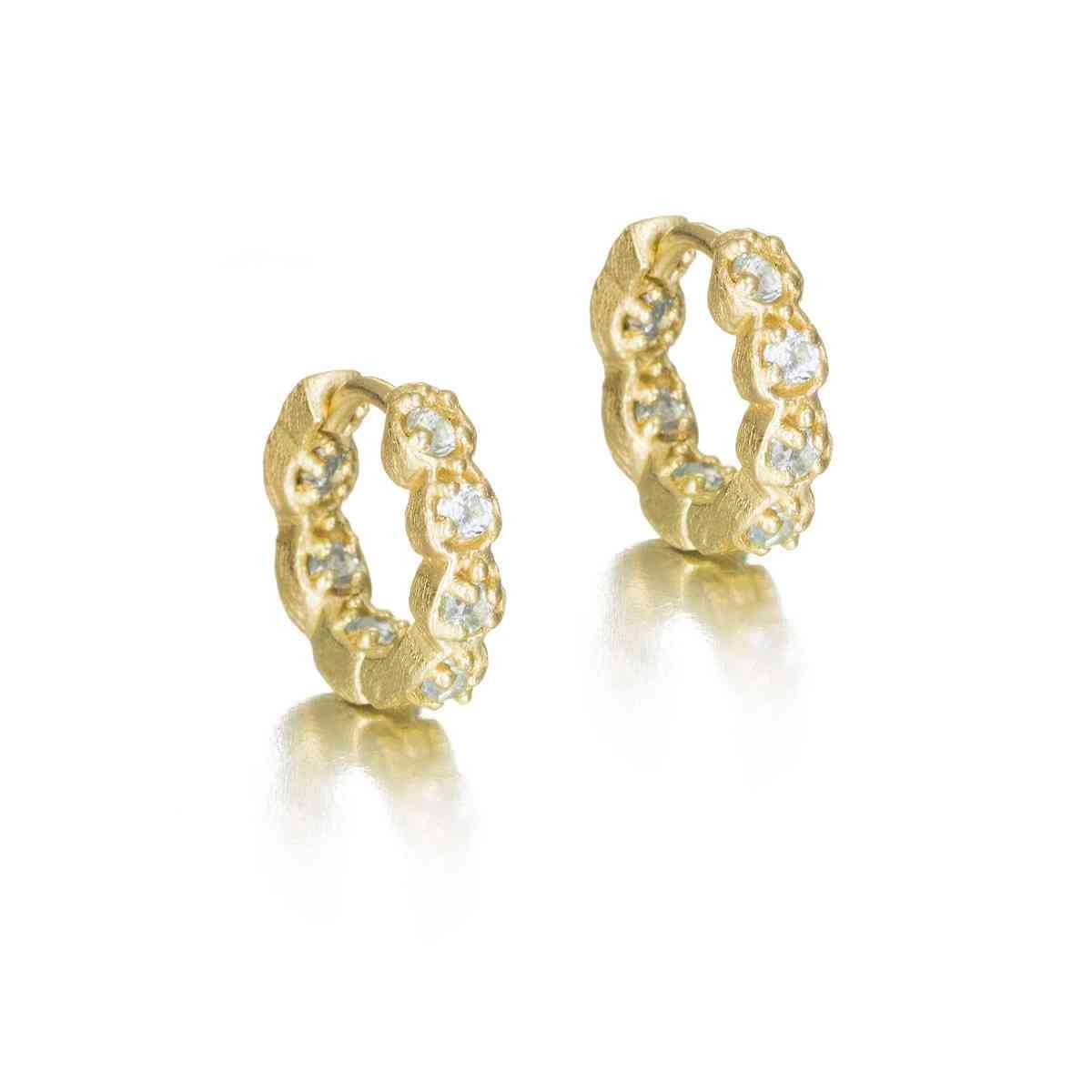 Earrings DECO in Silver. 18 k Gold vermeil