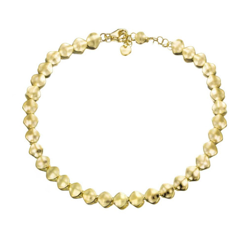 Collar AQUA de Plata. Baño de Oro 18k