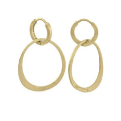 OLYMPIA Earrings in Silver. 18k Gold Vermeil