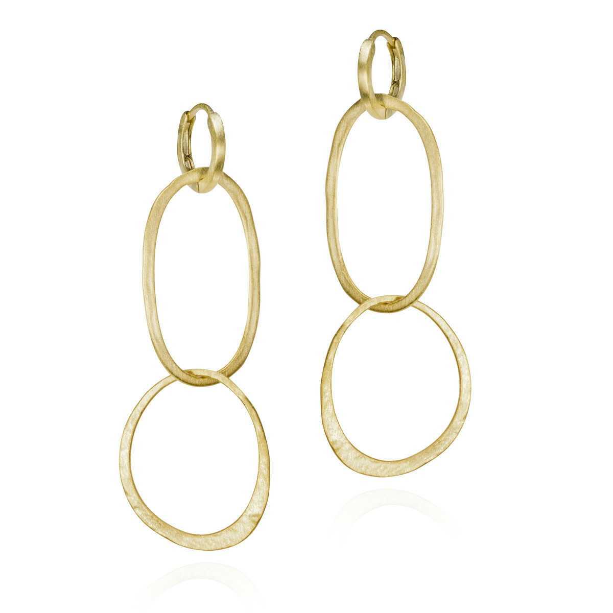 OLYMPIA Earrings in Silver. 18k Gold Vermeil