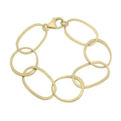 Pulsera   OLYMPIA de Plata.  Baño de Oro 18k