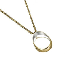 BUBBLE Pendant in Silver. 18k Gold Vermeil