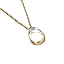 Colgante BUBBLE de Plata. Baño de Oro 18k