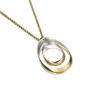 Colgante BUBBLE de Plata. Baño de Oro 18k