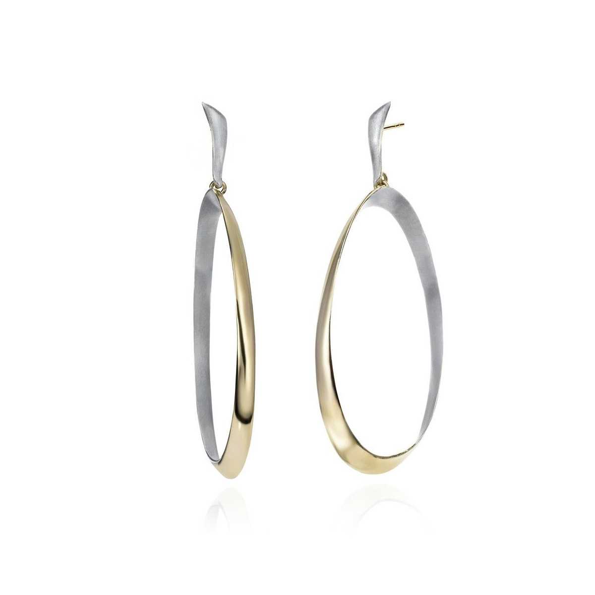 BUBBLE Earrings in Silver. 18k Gold Vermeil