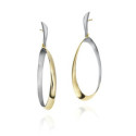 Pendientes BUBBLE de Plata. Baño de Oro 18k