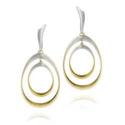 BUBBLE Earrings in Silver. 18k Gold Vermeil