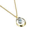 BUBBLE Pendant in Silver. 18k Gold Vermeil