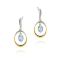 BUBBLE Earrings in Silver. 18k Gold Vermeil