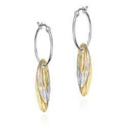 Pendientes ARIZONA de Plata.  Baño de Oro 18k