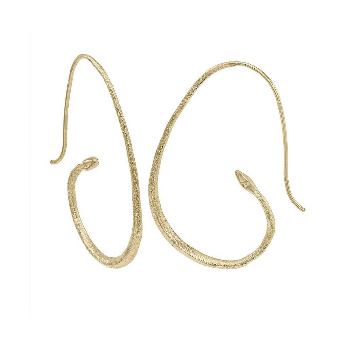 CLEO Earrings  in Silver. 18k Gold Vermeil