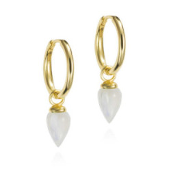 PENDULUM Earrings in Silver. 18k Gold Vermeil