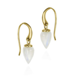 Pendientes PENDULUM de Plata. Baño de Oro 18k