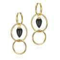 PENDULUM Earrings in Silver. 18k Gold Vermeil