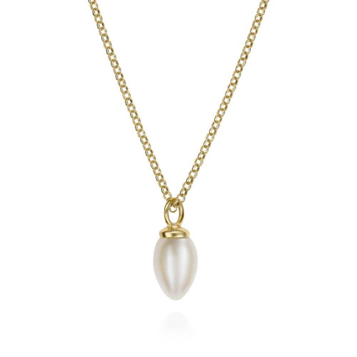 Colgante PENDULUM de Plata. Baño de Oro 18k