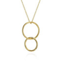 PENDULUM Necklace in Silver. 18k Gold Vermeil