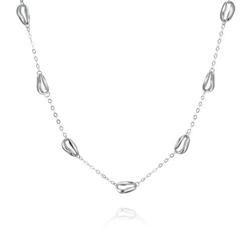 Collar corto con diseño marino de plata de ley 925
