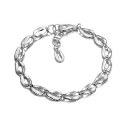 Bracelet BEAN in Silver.