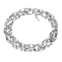 Long necklace in sterling silver