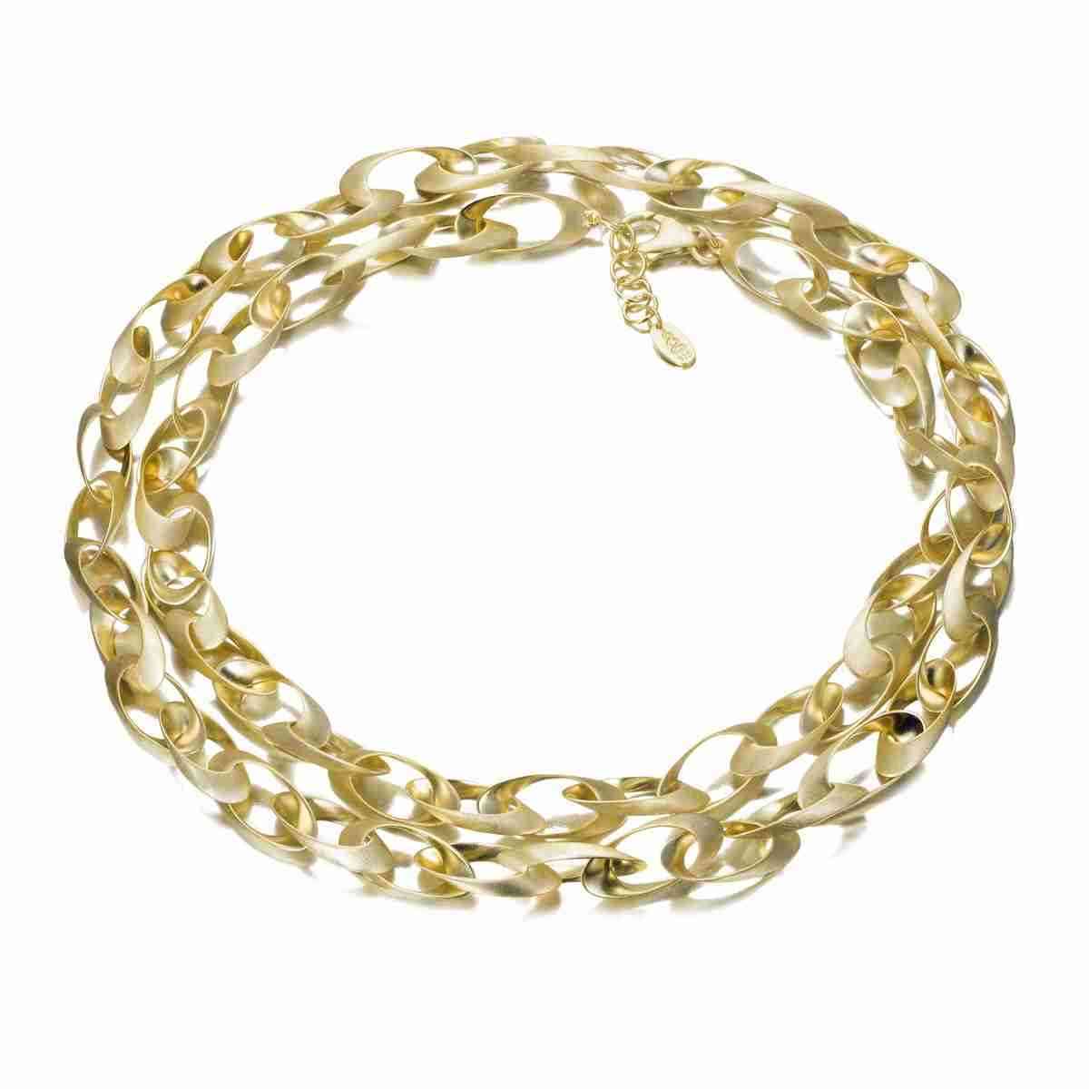 Necklace  NOVA in Silver. 18 k Gold vermeil