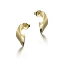 Earrings NOVA in Silver. 18 k Gold vermeil