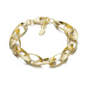 Bracelet NOVA in Silver. 18 k Gold vermeil